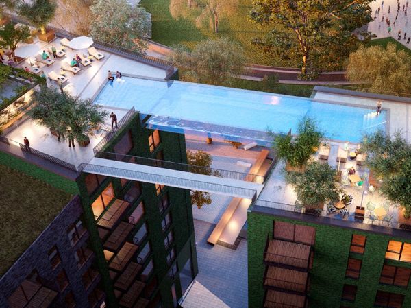 Небесный бассейн - задумка ирландского девелопера, Sky pool - Sputnik Армения