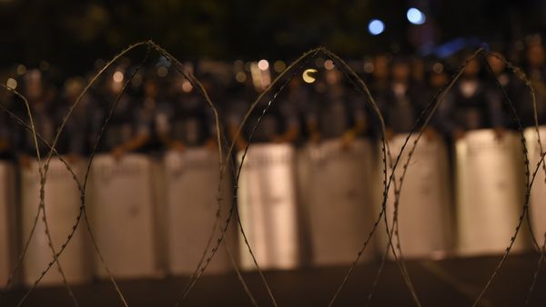 Акция протеста на улице Баграмяна в Ереване - Sputnik Армения