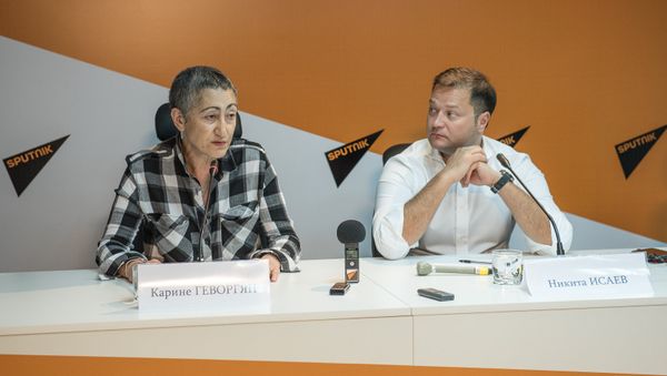 Карине Геворгян, Никита Исаев - Sputnik Արմենիա