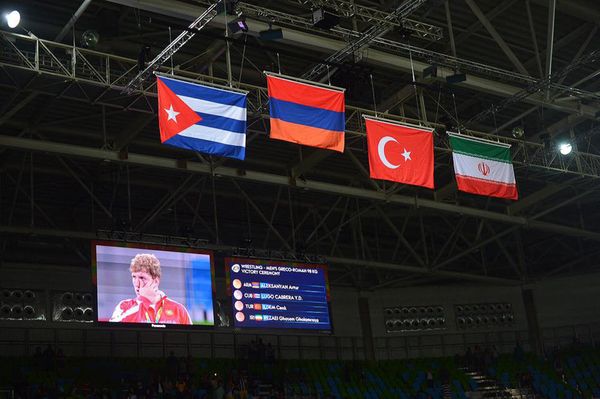 Флаг Армении на Олимпиаде в Рио-2016. Артур Алексанян завоевал золото Флаг Армении на Олимпиаде в Рио-2016. Артур Алексанян завоевал золото - Sputnik Армения