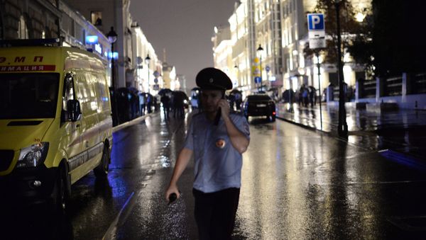 захват банка в центре Москвы - Sputnik Армения