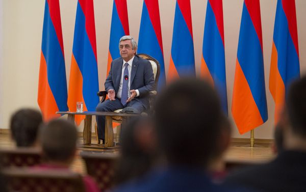 ՀՀ նախագահի նստավայրում - Sputnik Արմենիա