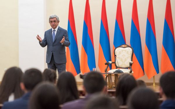 ՀՀ նախագահի նստավայրում - Sputnik Արմենիա