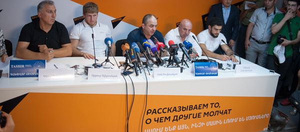 Пресс-конференция сборной Армении по греко-римской борьбе - Sputnik Արմենիա