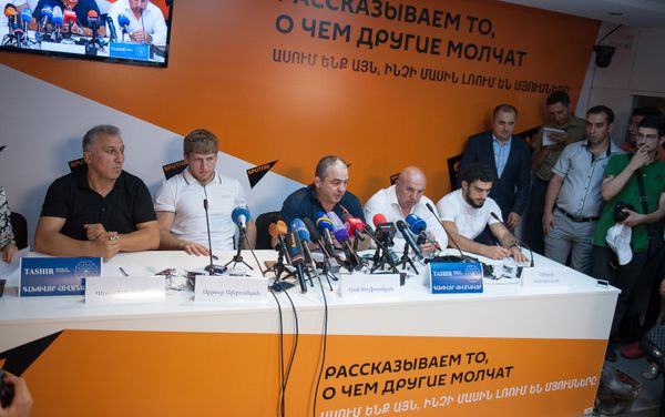 Пресс-конференция сборной Армении по греко-римской борьбе - Sputnik Армения