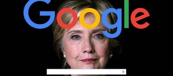 Надпись Google на портрете Хиллари Клинтон - Sputnik Армения