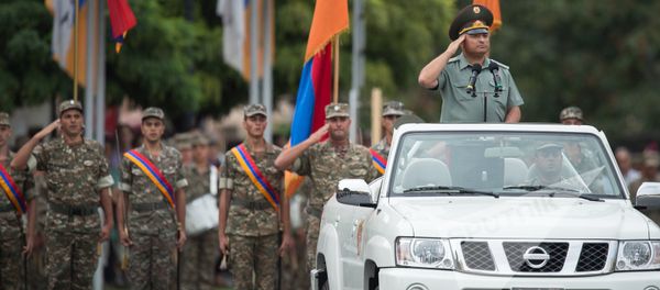 Репетиция парада к 25-й годовщине независимости Армении - Sputnik Армения