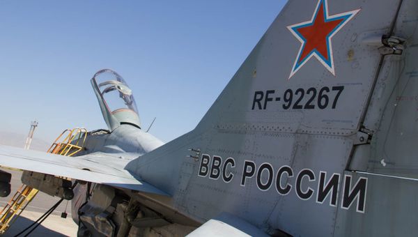 Истребитель МИГ 29 в авиабазе Эребуни. Армения - Sputnik Армения