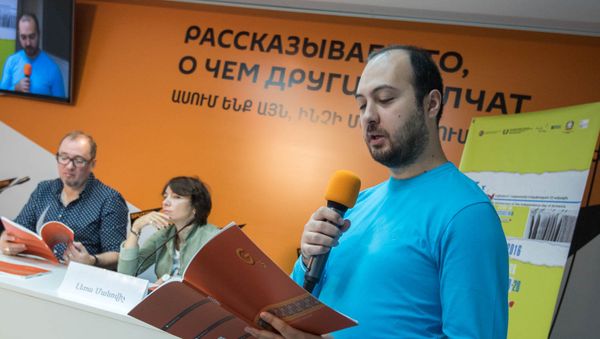 Пресс-коференция участников фестиваля Литературный ковчег - Sputnik Армения