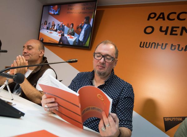 Пресс-коференция участников фестиваля Литературный ковчег. Вадим Месяц - Sputnik Армения