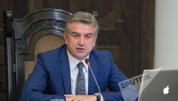 Заседание правительства. Карен Карапетян - Sputnik Армения