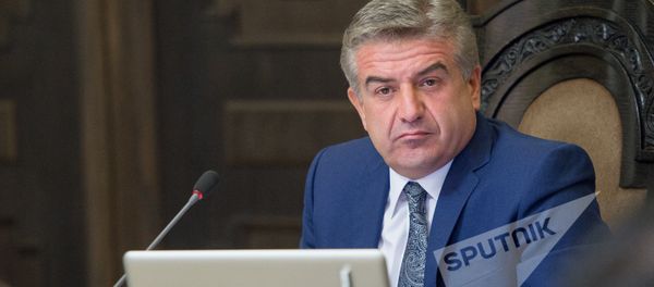 Заседание правительства. Карен Карапетян - Sputnik Армения