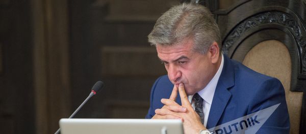 Заседание правительства. Карен Карапетян - Sputnik Արմենիա