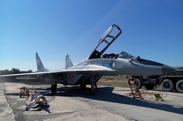 Российский самолет МИГ-29 в авиабазе Эребуни - Sputnik Армения