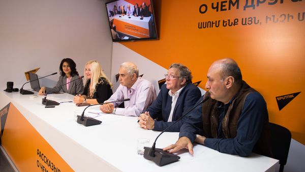 Пресс-конференция участников фестиваля Литературный ковчег -2016 - Sputnik Արմենիա
