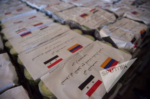 Армения отправляет гуманитарную помошь в Сирию Армения отправляет гуманитарную помошь в Сирию - Sputnik Армения