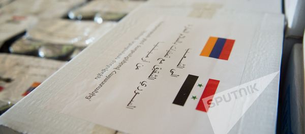 Армения отправляет гуманитарную помошь в Сирию - Sputnik Армения