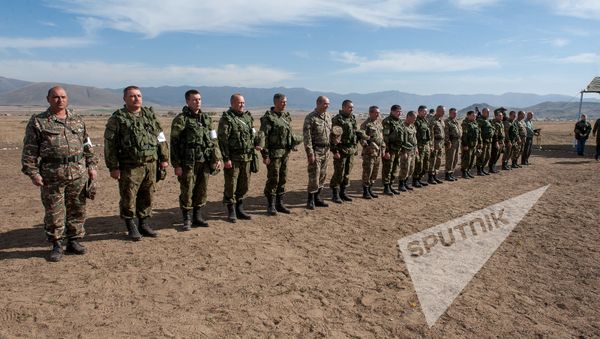 Совместные батальонные тактические учения военнослужащих российской военной базы ЮВО и военнослужащих ВС МО РА - Sputnik Армения
