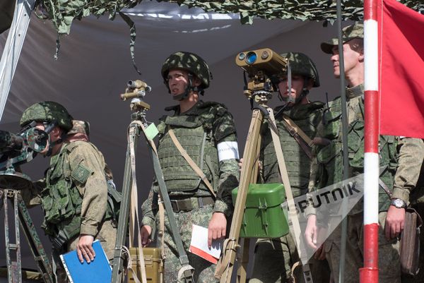 Совместные батальонные тактические учения военнослужащих российской военной базы ЮВО и военнослужащих ВС МО РА - Sputnik Армения