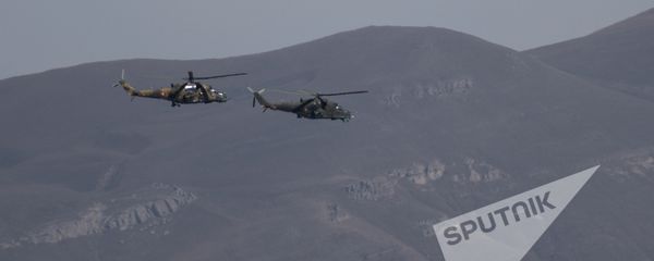 Совместные батальонные тактические учения военнослужащих российской военной базы ЮВО и военнослужащих ВС МО РА - Sputnik Армения