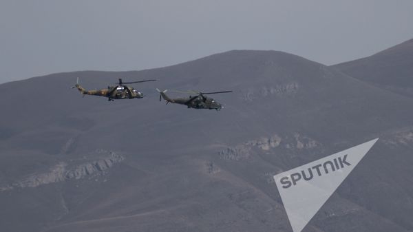 Совместные батальонные тактические учения военнослужащих российской военной базы ЮВО и военнослужащих ВС МО РА - Sputnik Армения