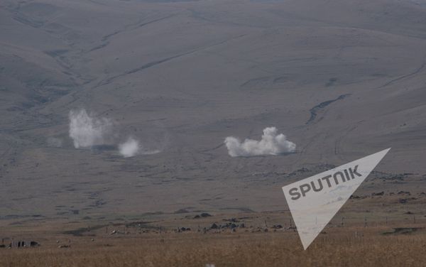 Совместные батальонные тактические учения военнослужащих российской военной базы ЮВО и военнослужащих ВС МО РА - Sputnik Армения