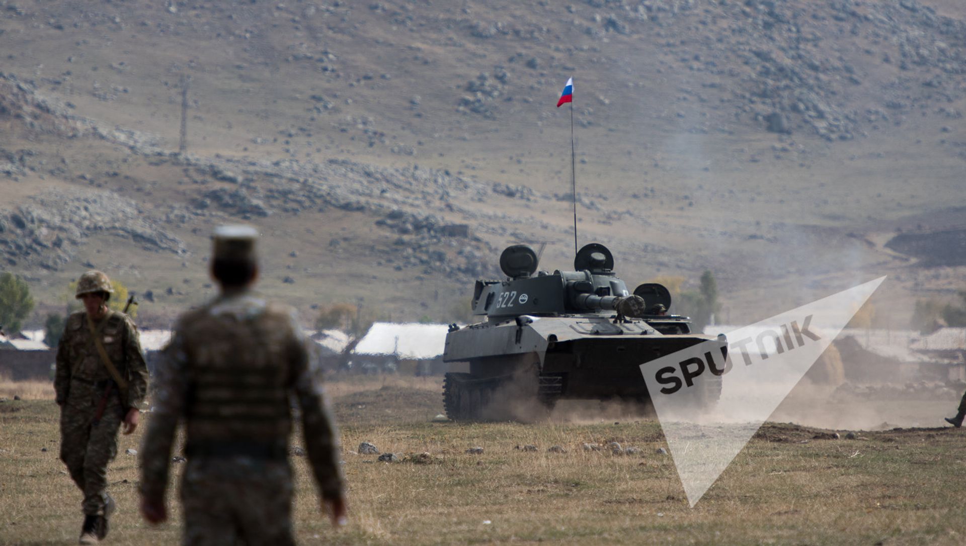 Совместные батальонные тактические учения военнослужащих российской военной базы ЮВО и военнослужащих ВС МО РА Совместные батальонные тактические учения военнослужащих российской военной базы ЮВО и военнослужащих ВС МО РА - Sputnik Армения, 1920, 21.08.2021