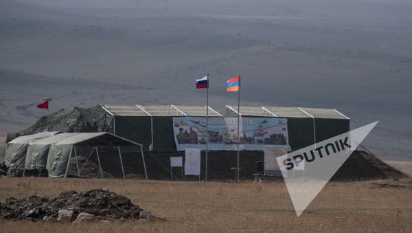 Совместные батальонные тактические учения военнослужащих российской военной базы ЮВО и военнослужащих ВС МО РА - Sputnik Армения