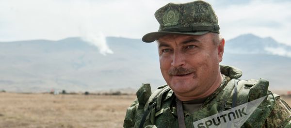 И.о. командира 102-й российской военной базы Алексей Науменко - Sputnik Արմենիա