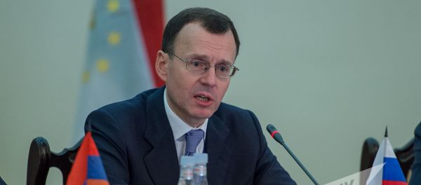 17 заседание Комиссии государств – участников СНГ по использованию атомной энергии в мирных целях в Ереване. Николай Спасский - Sputnik Արմենիա