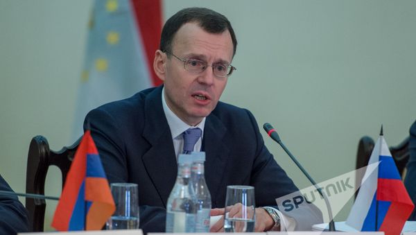 17 заседание Комиссии государств – участников СНГ по использованию атомной энергии в мирных целях в Ереване. Николай Спасский - Sputnik Արմենիա