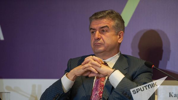Первый Международный форум Евразийского партнерства в Ереване. Карен Карапетян - Sputnik Армения