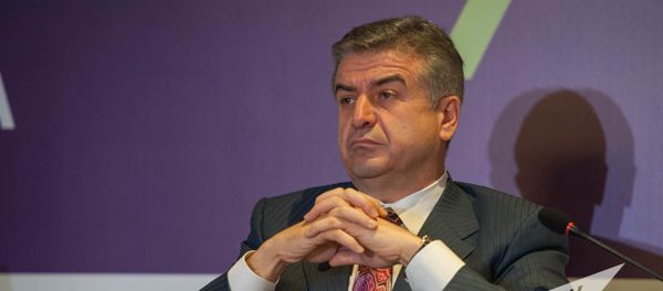 Первый Международный форум Евразийского партнерства в Ереване. Карен Карапетян - Sputnik Армения