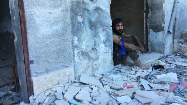 Освобоженный лагерь палестинских беженцев Хандарат на северо-востоке Алеппо - Sputnik Армения