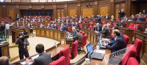 Заседание Национального Собрания РА Заседание Национального Собрания РА - Sputnik Армения