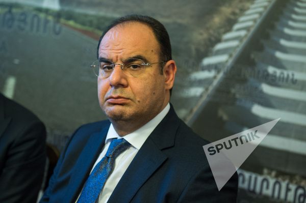 Ваан Погосян. Пресс-конференция в Министерстве транспорта и связи - Sputnik Արմենիա