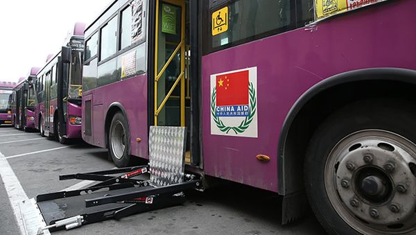 Пять новых автобусов, приспособленных для людей с ограниченными способностями - Sputnik Արմենիա