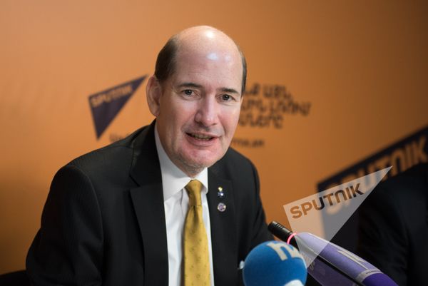 Майкл Хесеман. Пресс-конференция в Sputnik Армения - Sputnik Армения