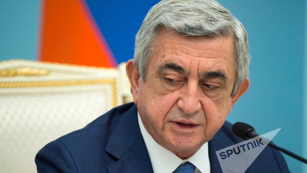 Президент Армении Серж Саргсян - Sputnik Армения