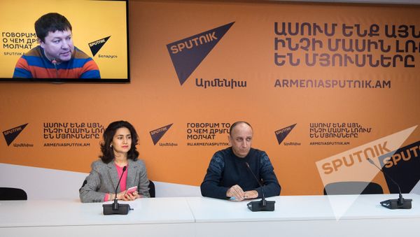 Видеомост на тему В хоккей играют настоящие армяне! - Sputnik Արմենիա