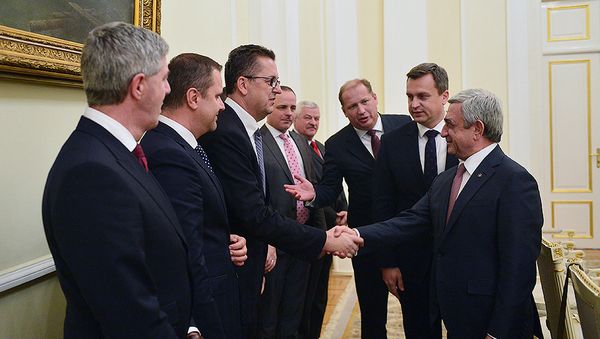 Серж Саргсян принял делегацию Словакии - Sputnik Արմենիա