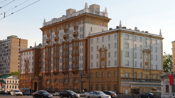 Здание американского посольства в Москве - Sputnik Армения
