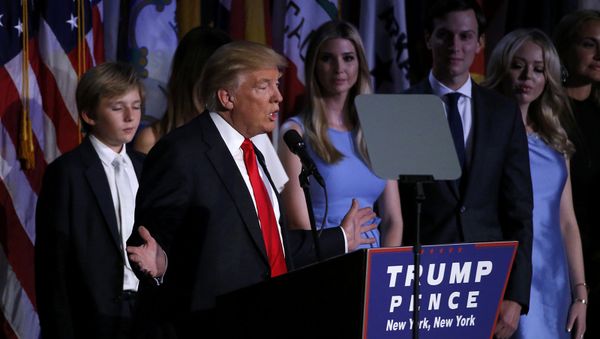 Дональд Трамп после победы на выборах президента США  - Sputnik Армения