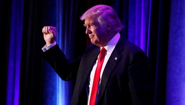 Дональд Трамп после победы на выборах - Sputnik Армения
