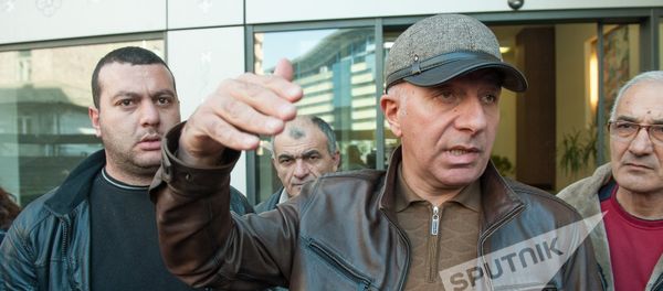 Акция протеста автовладельцев против реформ в системе страхования - Sputnik Արմենիա