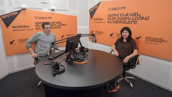 Наталия Беляускене в гостях у радио Sputnik Армения - Sputnik Արմենիա