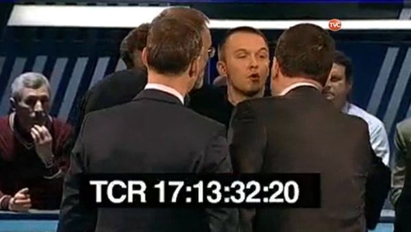 Запись программы Право голоса на ТВЦ, посвященная ситуации на Украине, закончилась дракой участников - Sputnik Армения