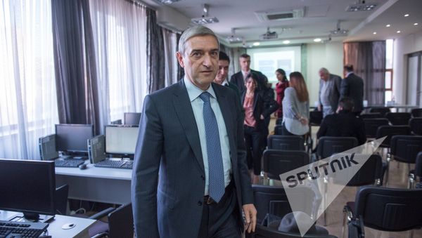 Министр транспорта, связи и информационных технологий Армении Ваан Мартиросян - Sputnik Армения