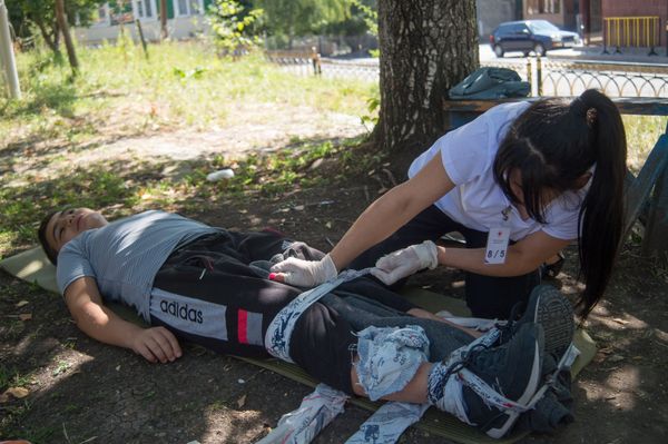 Армянское общество Красного креста (АОКК) организует в стране Республиканские соревнования по оказанию первой помощи Армянское общество Красного креста (АОКК) организует в стране Республиканские соревнования по оказанию первой помощи - Sputnik Армения
