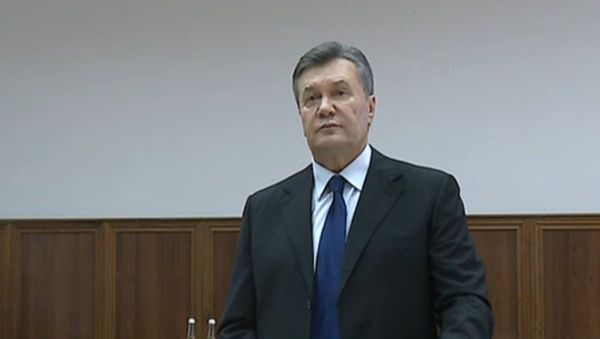 СПУТНИК_LIVE: Допрос Януковича судом Киева по делу о беспорядках на Майдане в 2014 году - Sputnik Армения